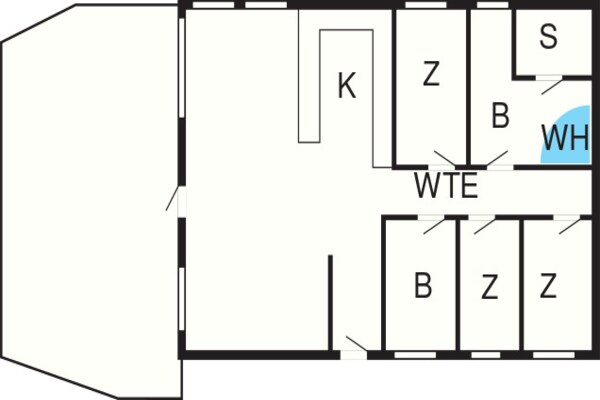 Foto van 6 persoons vakantie huis in Tarm - Vakantiehuis in Tarm - FloorPlan