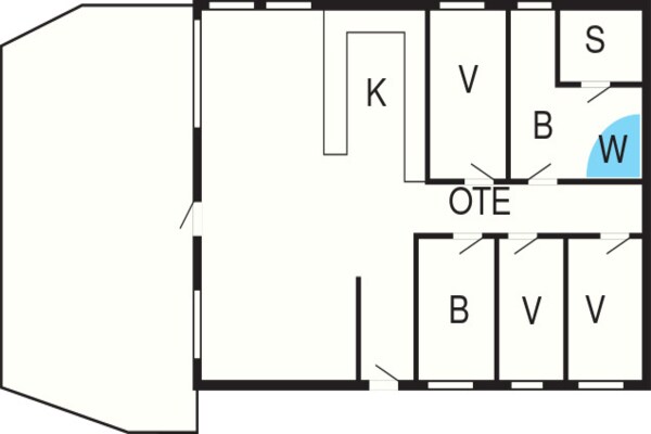 Foto van 6 persoons vakantie huis in Tarm - Vakantiehuis in Tarm - FloorPlan