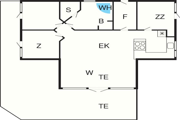 Foto van 8 persoons vakantie huis in Allingåbro-By Traum - Vakantiehuis in Allingåbro - FloorPlan