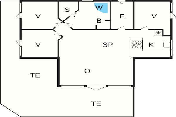 Foto van 8 persoons vakantie huis in Allingåbro-By Traum - Vakantiehuis in Allingåbro - FloorPlan