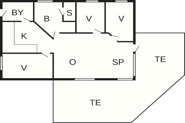 Foto van 6 persoons vakantie huis in Læsø-By Traum - Vakantiehuis in Læsø - FloorPlan