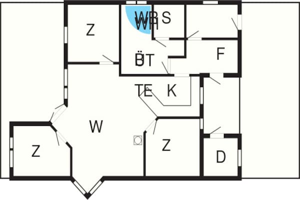 Foto van Lakeview Retreat met spa - Vakantiehuis in Ansager - FloorPlan