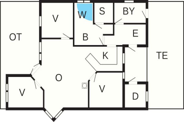 Foto van Lakeview Retreat met spa - Vakantiehuis in Ansager - FloorPlan