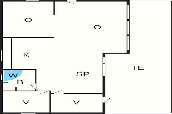 Foto van 6 persoons vakantie huis in Bjert-By Traum - Vakantiehuis in Bjert - FloorPlan