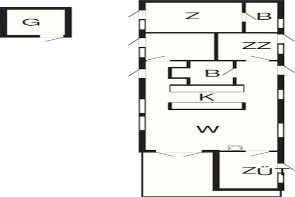 Foto van 8 persoons vakantie huis in Ålbæk-By Traum - Vakantiehuis in Ålbæk - FloorPlan