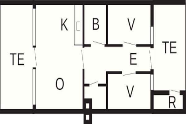 Foto van 6 persoons vakantie huis in Henne-By Traum - Vakantiehuis in Henne - FloorPlan