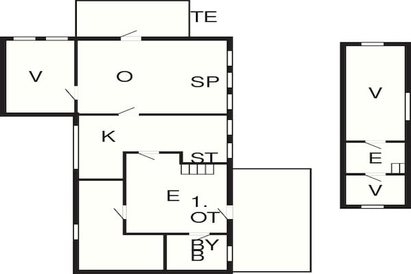 Foto van 6 persoons vakantie huis in Thisted-By Traum - Vakantiehuis in Thisted - FloorPlan