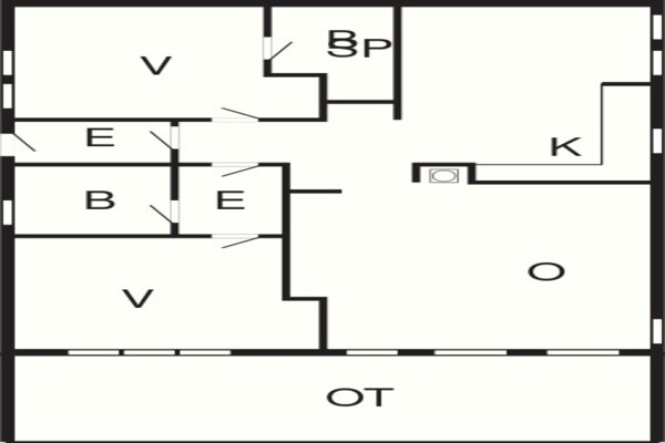 Foto van Premium kamer op een vakantiepark in Gilleleje - Vakantiehuis in Gilleleje - FloorPlan