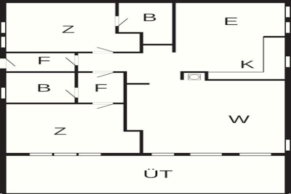 Foto van Premium kamer op een vakantiepark in Gilleleje - Vakantiehuis in Gilleleje - FloorPlan