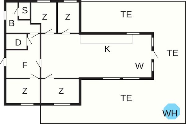 Foto van 8 persoons vakantie huis in BJELLAND-By Traum - Vakantiehuis in Bjelland - FloorPlan