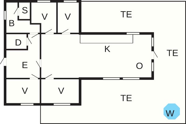 Foto van 8 persoons vakantie huis in BJELLAND-By Traum - Vakantiehuis in Bjelland - FloorPlan