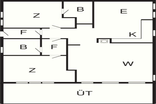 Foto van 6 persoons vakantie huis op een vakantie park - Vakantiehuis in Gilleleje - FloorPlan
