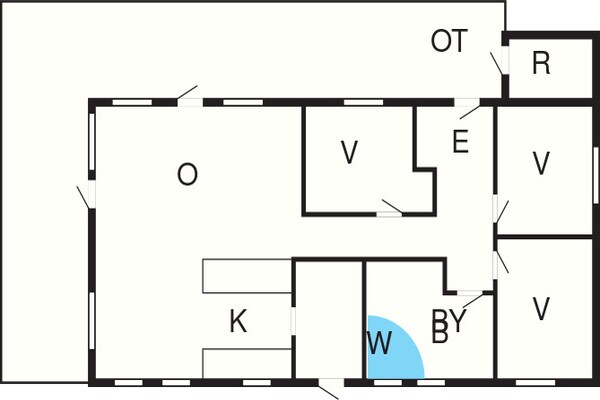 Foto van 6 persoons vakantie huis in Hovborg-By Traum - Vakantiehuis in Hovborg - FloorPlan