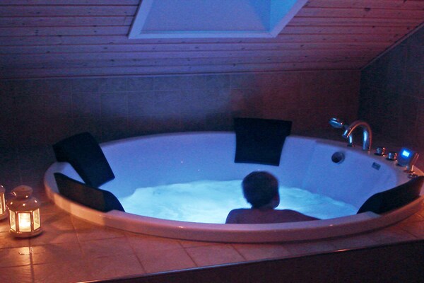 Foto van Luxe wellnessresort met spa - Vakantiehuis in Idestrup - Spa