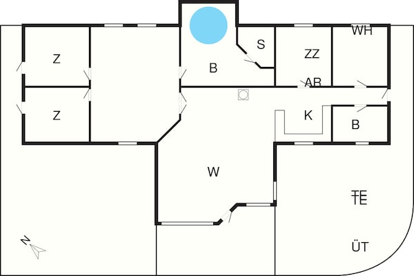Foto van Luxe wellnessresort met spa - Vakantiehuis in Idestrup - FloorPlan