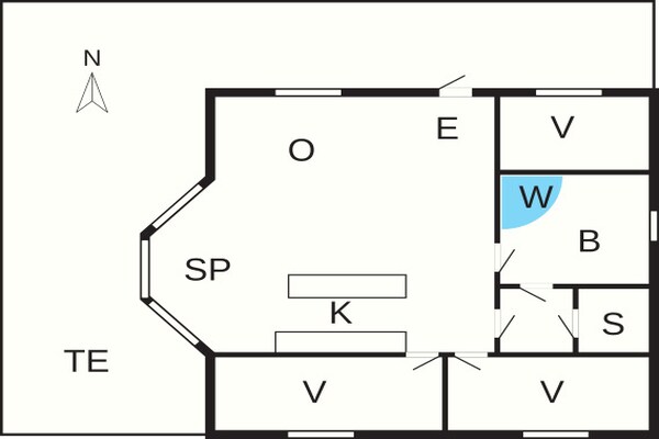 Foto van 6 persoons vakantie huis in Væggerløse-By Traum - Vakantiehuis in Væggerløse - FloorPlan