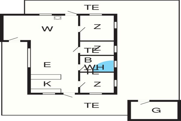 Foto van 6 persoons vakantie huis in Ålbæk - Vakantiehuis in Ålbæk - FloorPlan