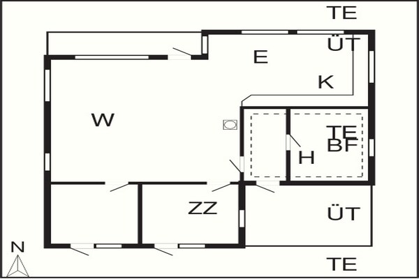 Foto van 6 persoons vakantie huis in Harboøre-By Traum - Vakantiehuis in Harboøre - FloorPlan