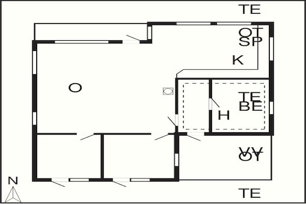 Foto van 6 persoons vakantie huis in Harboøre-By Traum - Vakantiehuis in Harboøre - FloorPlan