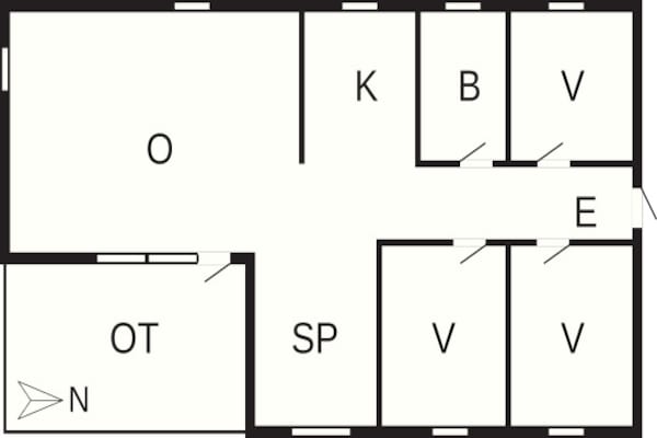 Foto van 6 persoons vakantie huis in Hals-By Traum - Vakantiehuis in Hals - FloorPlan