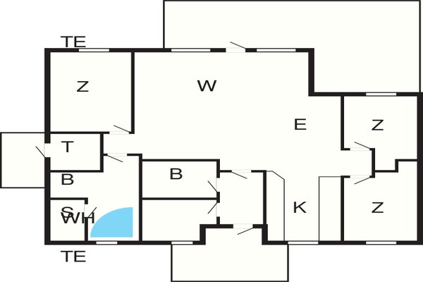 Foto van 8 persoons vakantie huis in Aabenraa-By Traum - Vakantiehuis in Aabenraa - FloorPlan