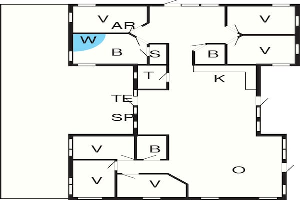 Foto van 14 persoons vakantie huis in Grenaa-By Traum - Vakantiehuis in Grenaa - FloorPlan
