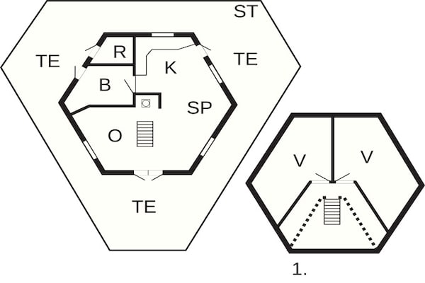 Foto van 6 persoons vakantie huis in Kalvåg-By Traum - Vakantiehuis in Kalvåg - FloorPlan