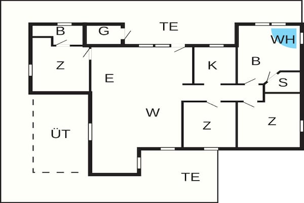 Foto van Luxe retraite Tranum Strand -- By Traum Ferienwohnungen - FloorPlan