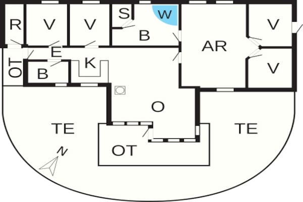 Foto van 12 persoons vakantie huis in Idestrup-By Traum - Vakantiehuis in Idestrup - FloorPlan