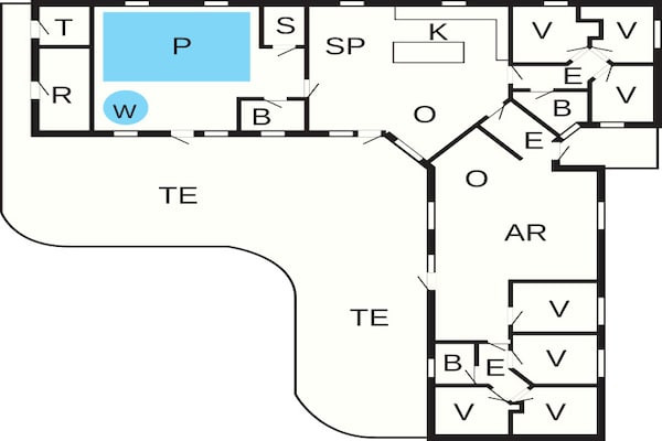 Foto van Luxe retraite met zwembad -- By Traum Ferienwohnungen - FloorPlan
