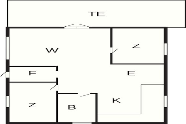 Foto van 6 persoons vakantie huis in Børkop-By Traum - Vakantiehuis in Børkop - FloorPlan