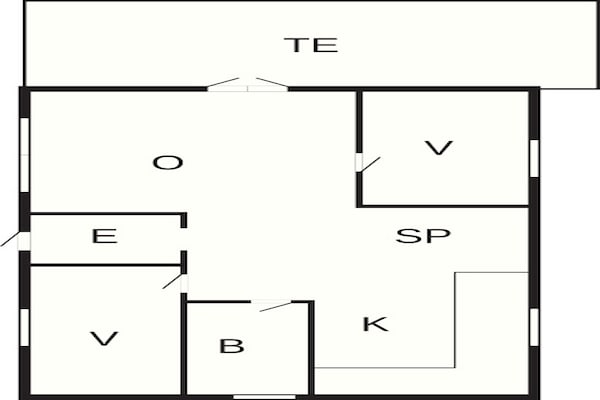 Foto van 6 persoons vakantie huis in Børkop-By Traum - Vakantiehuis in Børkop - FloorPlan