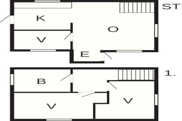 Foto van 6 persoons vakantie huis in Rømø-By Traum - Vakantiehuis in Rømø - FloorPlan
