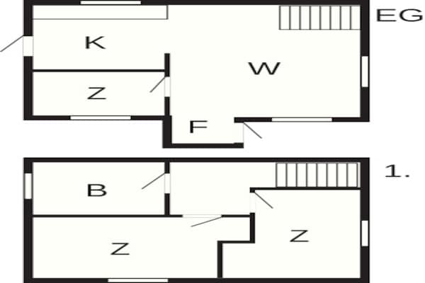 Foto van 6 persoons vakantie huis in Rømø-By Traum - Vakantiehuis in Rømø - FloorPlan