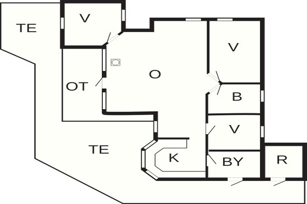 Foto van Heerlijk genieten van het strand in Lyngsbaek - Vakantiehuis in Ebeltoft - FloorPlan
