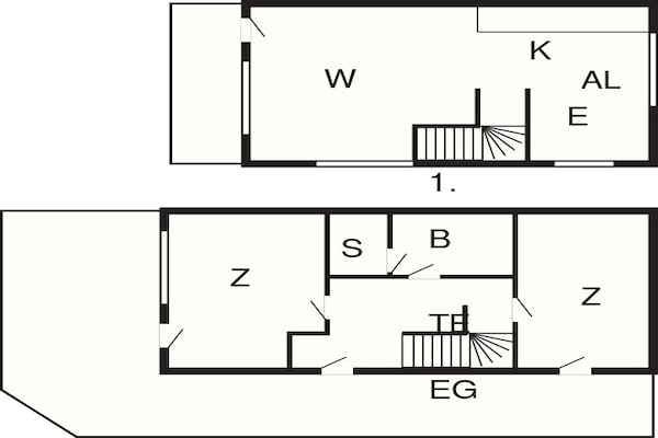 Foto van Vakantiehuis direct aan de Oostzeekust - Vakantiehuis in Wendtorf - FloorPlan