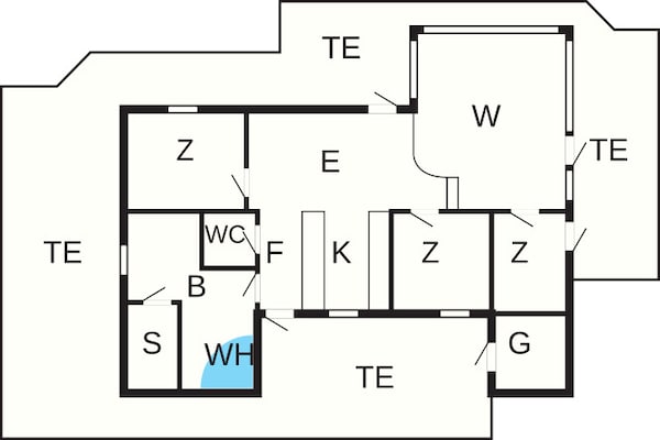 Foto van 6 persoons vakantie huis in Løkken-By Traum - Vakantiehuis in Løkken - FloorPlan
