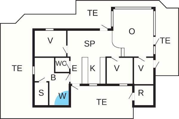 Foto van 6 persoons vakantie huis in Løkken-By Traum - Vakantiehuis in Løkken - FloorPlan