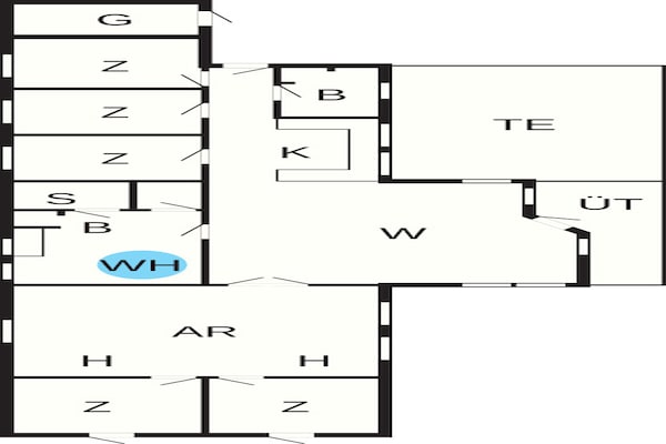 Foto van Luxe retraite met spa -- By Traum Ferienwohnungen - Vakantiehuis in Millinge - FloorPlan