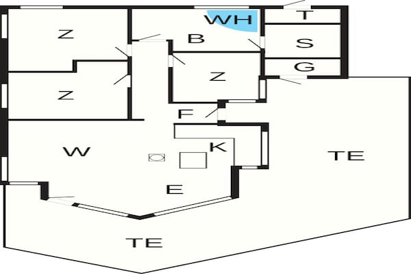 Foto van 6 persoons vakantie huis in GROEMITZ - Vakantiehuis in GROEMITZ - FloorPlan