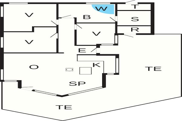 Foto van 6 persoons vakantie huis in GROEMITZ - Vakantiehuis in GROEMITZ - FloorPlan