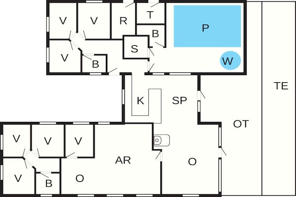 Foto van Luxe toevluchtsoord in Nordborg - Vakantiehuis in Nordborg - FloorPlan