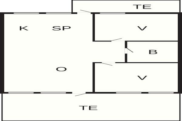 Foto van 6 persoons vakantie huis in Aabenraa-By Traum - Vakantiehuis in Aabenraa - FloorPlan