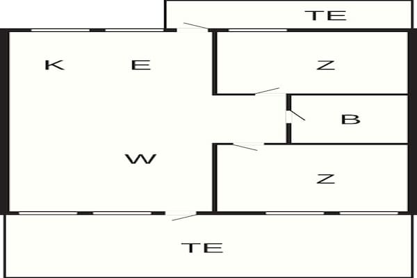 Foto van 6 persoons vakantie huis in Aabenraa-By Traum - Vakantiehuis in Aabenraa - FloorPlan