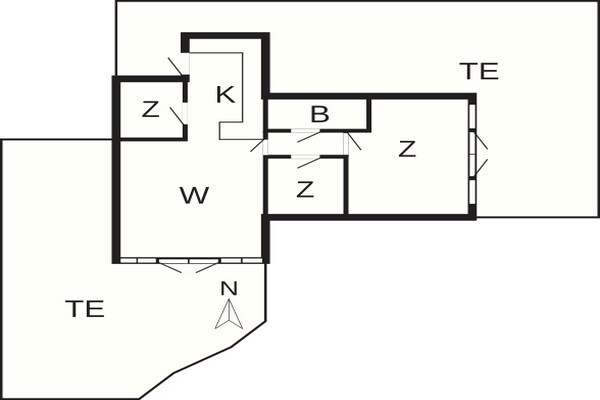 Foto van Modern Strandhuis -- By Traum Ferienwohnungen - Vakantiehuis in Væggerløse - FloorPlan
