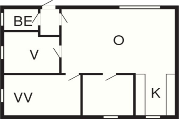 Foto van 6 persoons vakantie huis op een vakantie park in Blåvand - FloorPlan