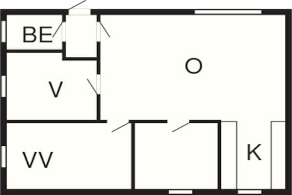 Foto van 6 persoons vakantie huis op een vakantie park in Blåvand - FloorPlan