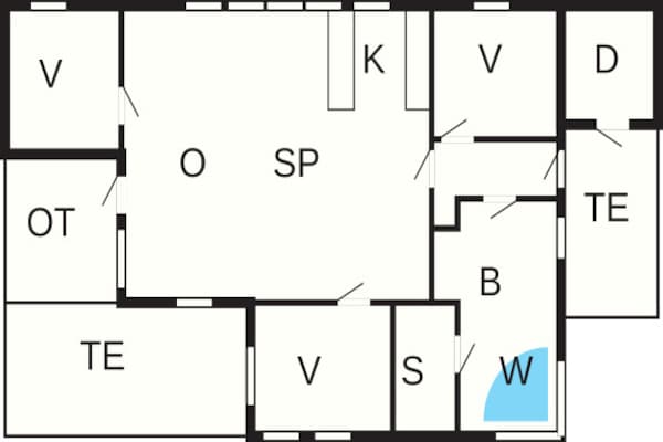Foto van 8 persoons vakantie huis in Ålbæk-By Traum - Vakantiehuis in Ålbæk - FloorPlan