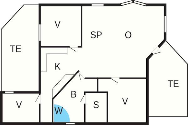 Foto van 6 persoons vakantie huis in Rudkøbing-By Traum - Vakantiehuis in Rudkøbing - FloorPlan