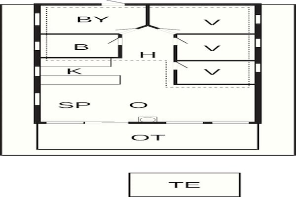 Foto van 6 persoons vakantie huis in Struer-By Traum - Vakantiehuis in Struer - FloorPlan